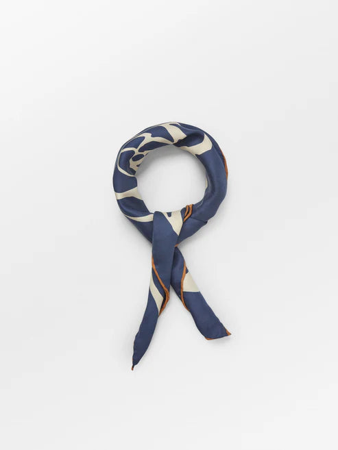 Beck Söndergaard Rosea Sia Scarf, Navy Blazer