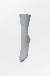 Beck Söndergaard Telma Solid Sock, Light Grey Melange